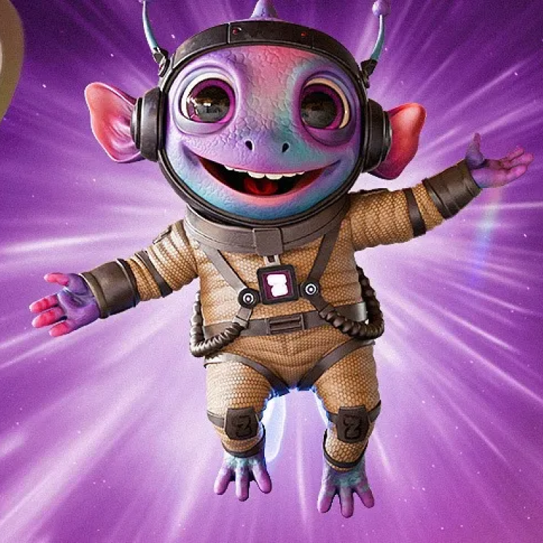 VIP player badge shining against a dark galactic universe